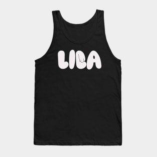 Lila is a young Dogs Tank Top